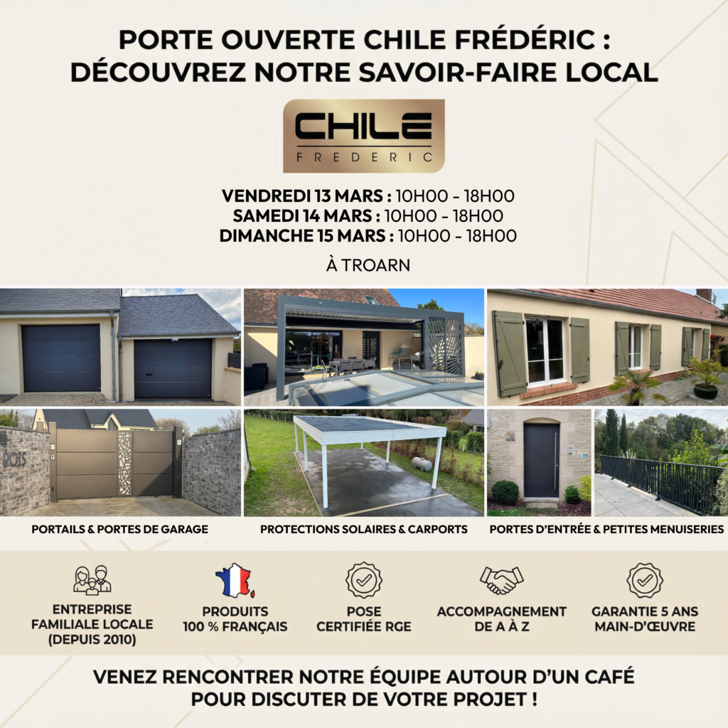 Portes ouvertes Chez Chile Frédéric, 13-15 mars à Troarn