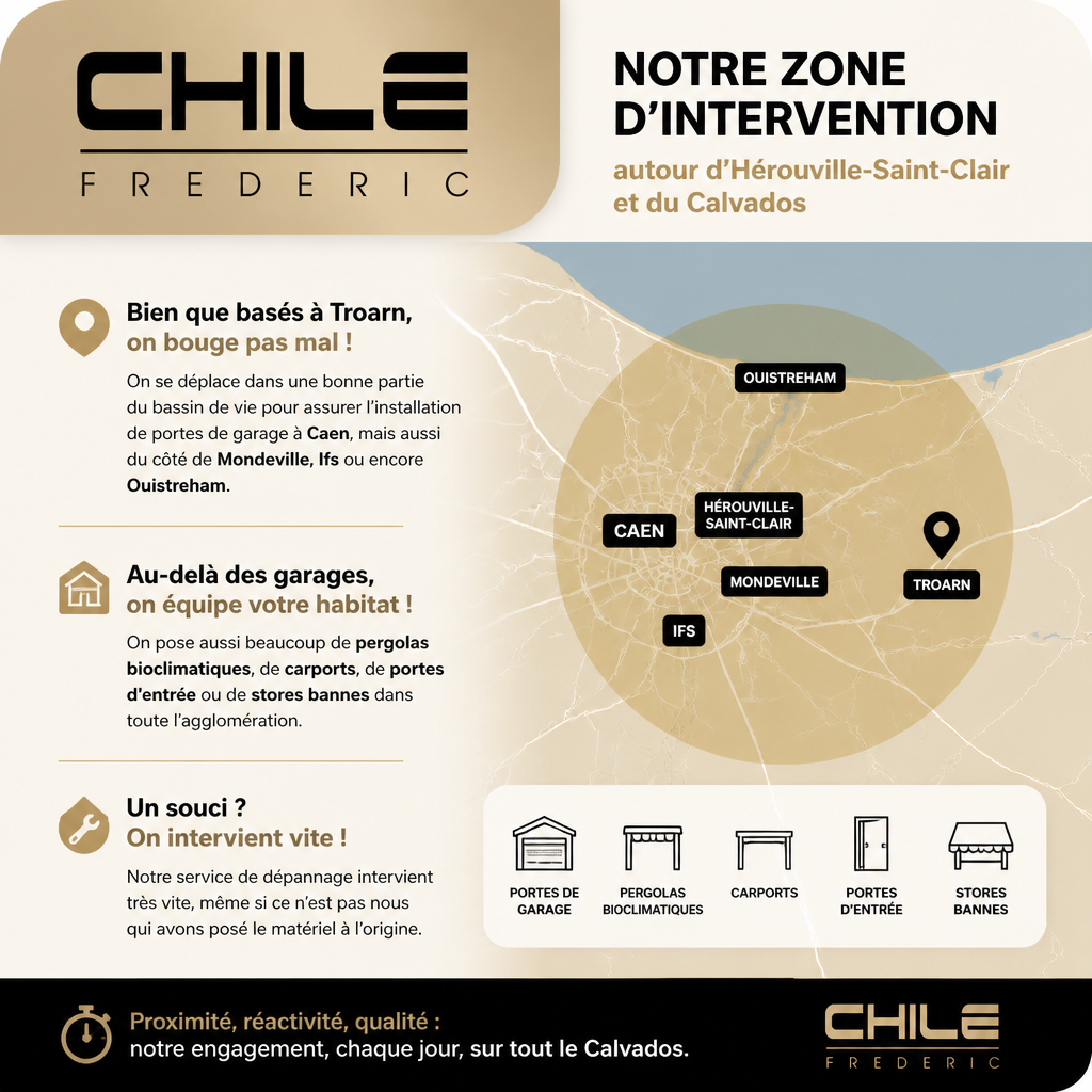 Carte zone d’intervention CHILE Frederic Calvados